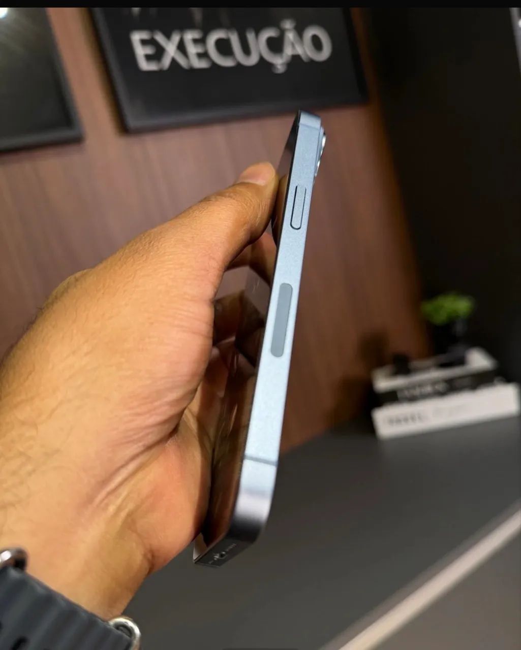 iphone 14, segunda mão, azul 128gb - Foto 4