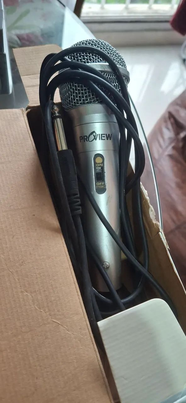 Videoke VMP-2500 com 2 microfones  + controle e cabo  - Foto 4