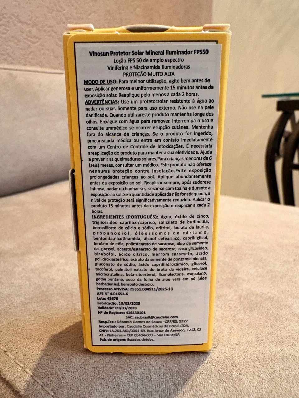 Protetor solar FPS50 30ml - Caudalíe - Foto 3