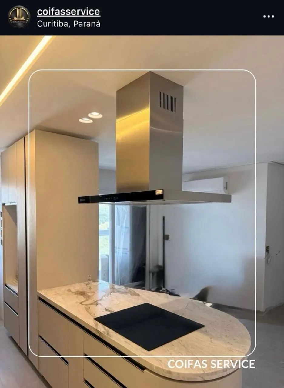 Instalação de coifa residencial coifa ilha e coifa de parede