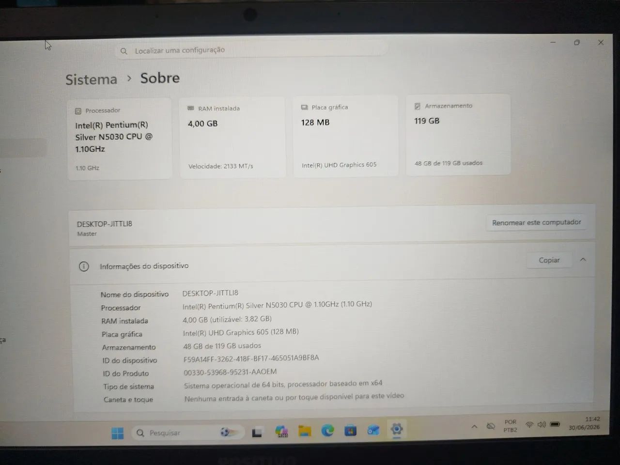 Notebook Positivo  - Foto 3