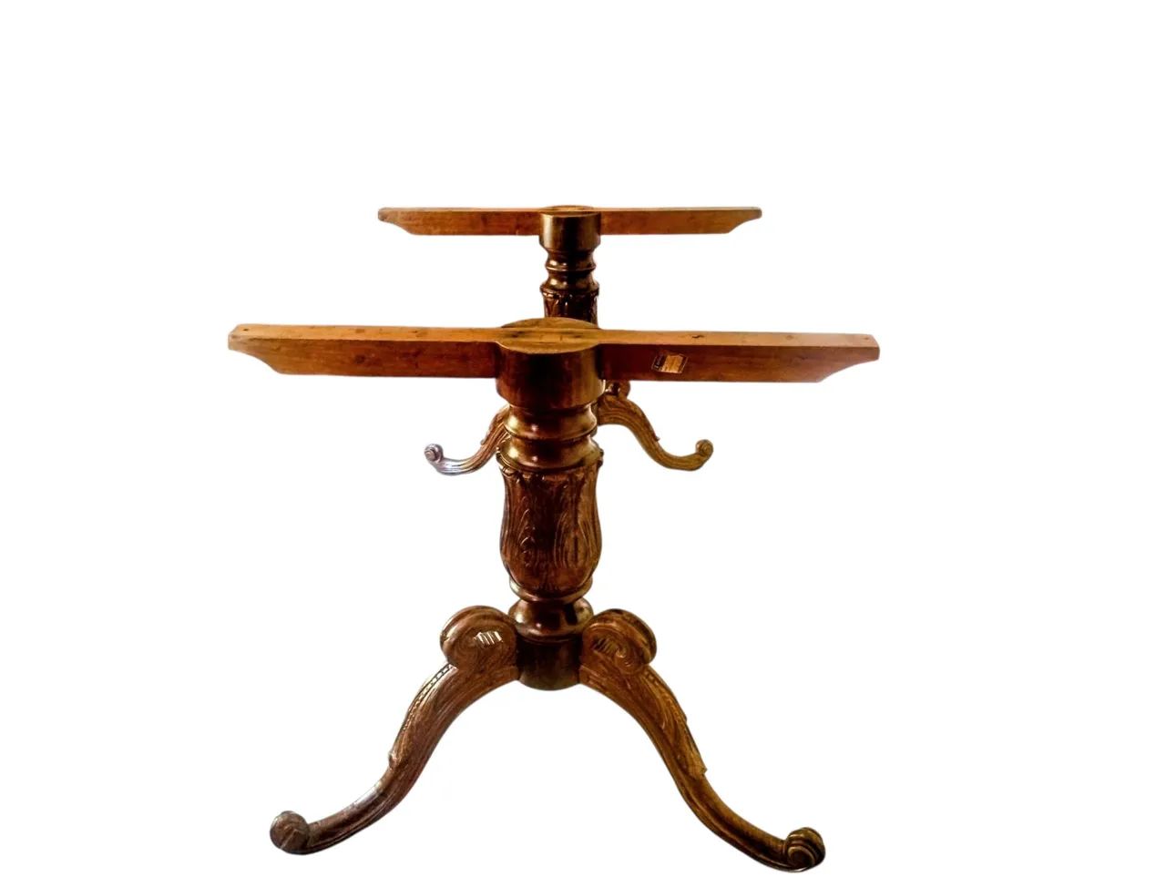 Par de pés de mesa inglesas de jacarandá antigos - Foto 3