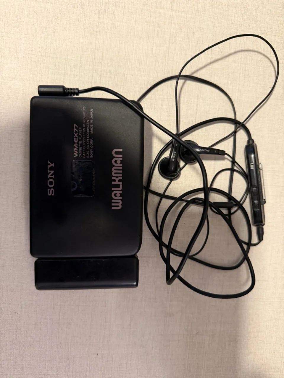 【動作品】SONY WM-EX77 BLACK WALKMAN【付属有】 Walkman SONY WM EX77 a venda - Aparelhos de Som - Parque