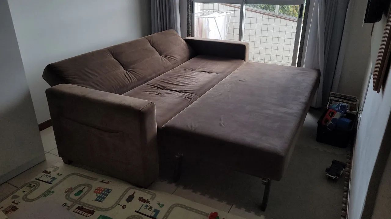 Sofá cama 4 lugares sentados e 3 deitados - Foto 3