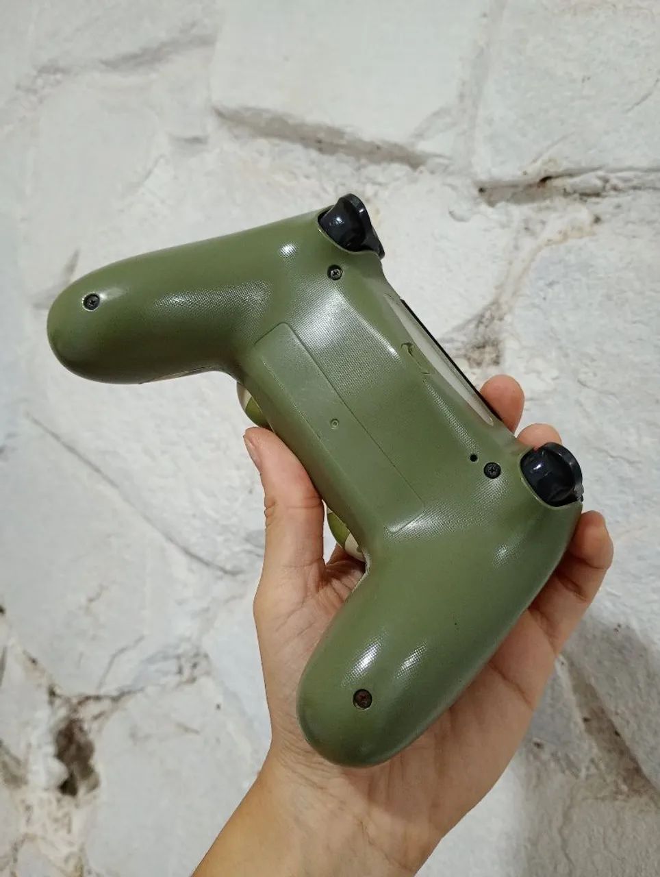 Controle camuflado Verde ps4 - Foto 2