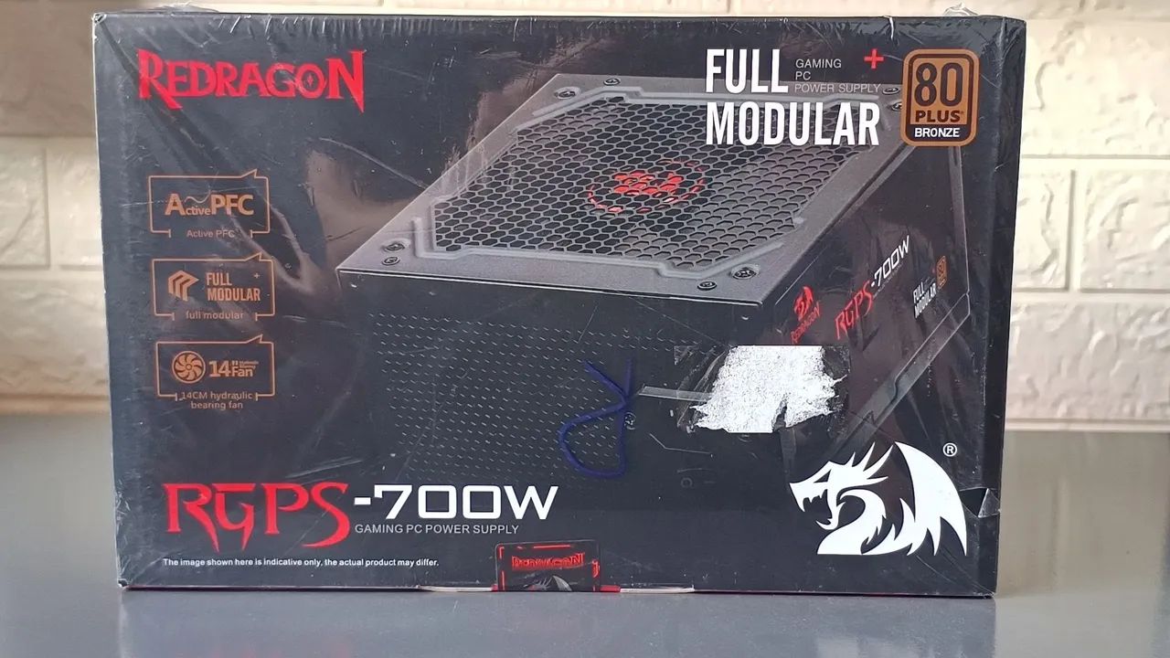 Fonte Redragon 700w 80 Plus (LACRADA)