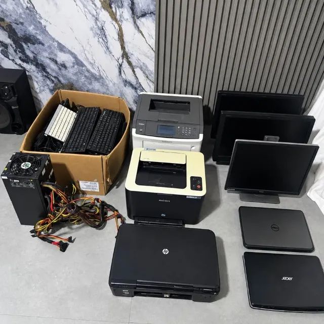 Lote equipamentos eletrônicos