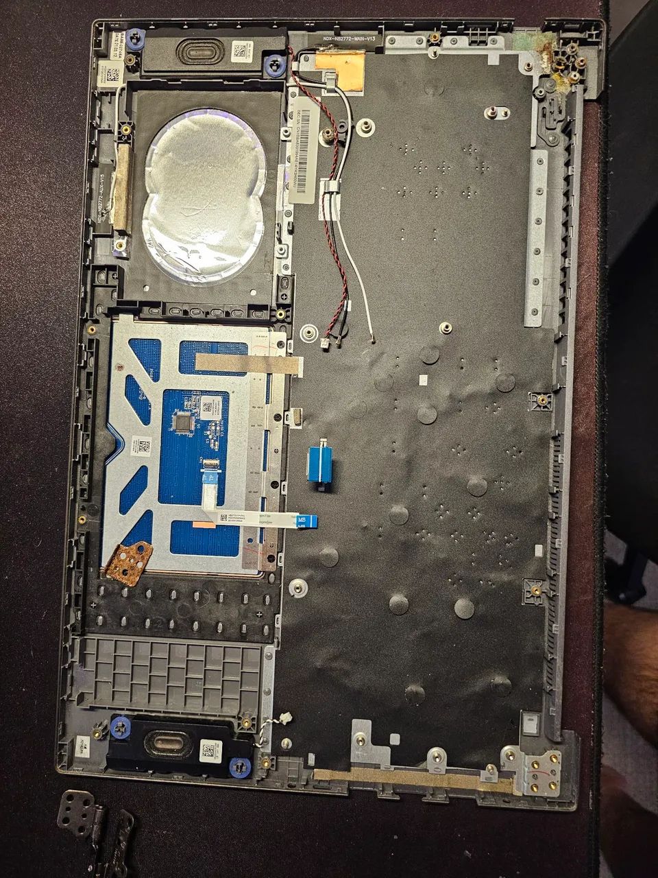 Galaxy book pecas teclado carcaça pé dobradiça e mous pad - Foto 3