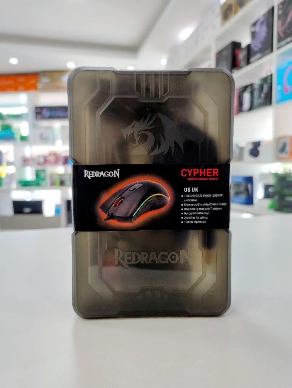 Mouse Redragon M611 Cobra Cypher Lite RGB Sensor Óptico - Foto 5