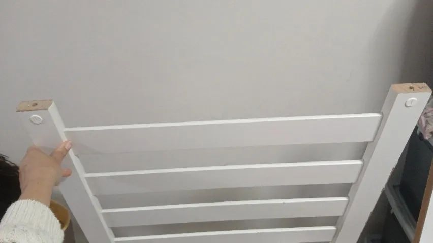 Grade de berço reler New Classic branco americano) - Foto 2