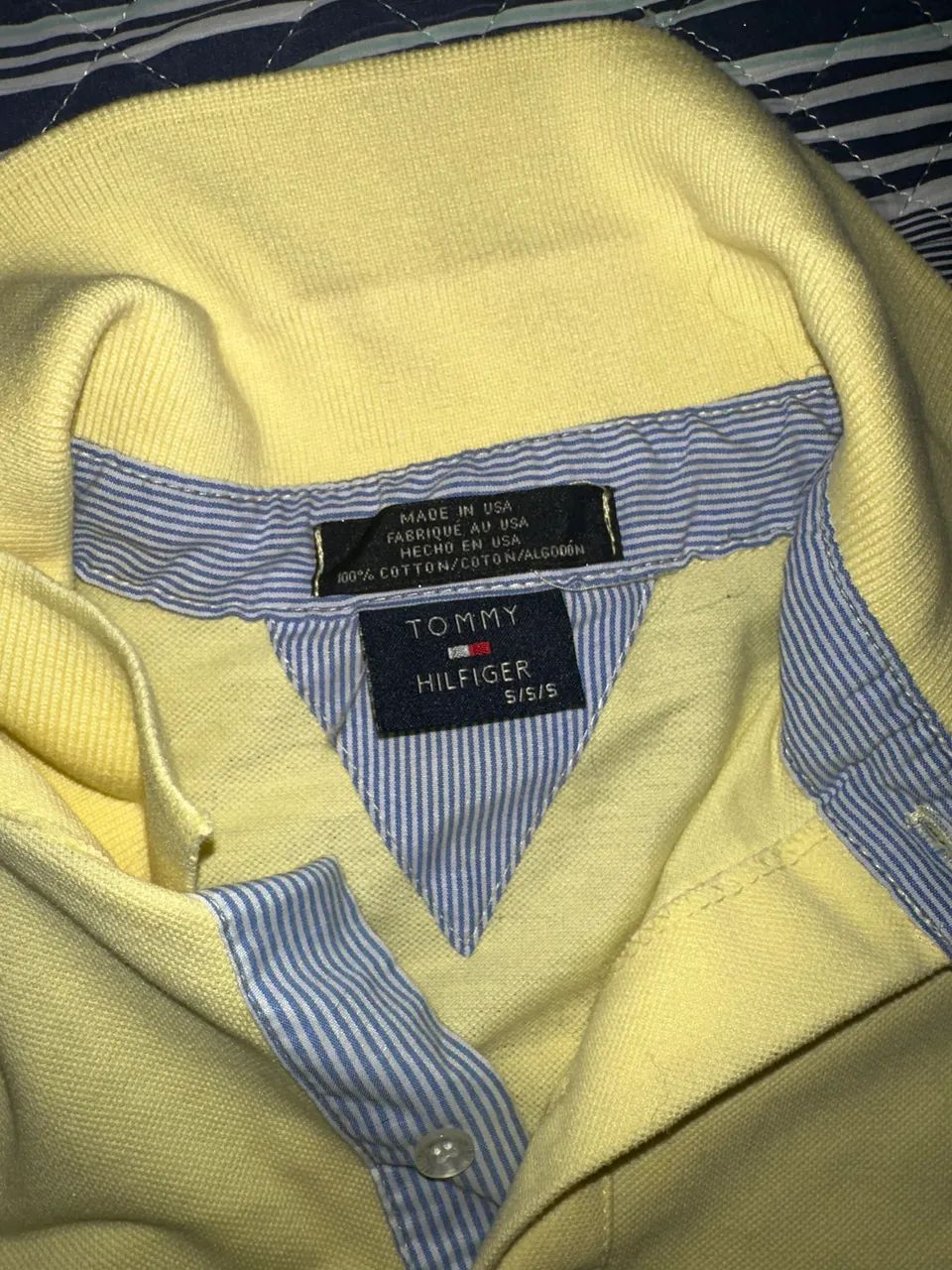 Camisa Polo Tommy Amarela Original  - Foto 3