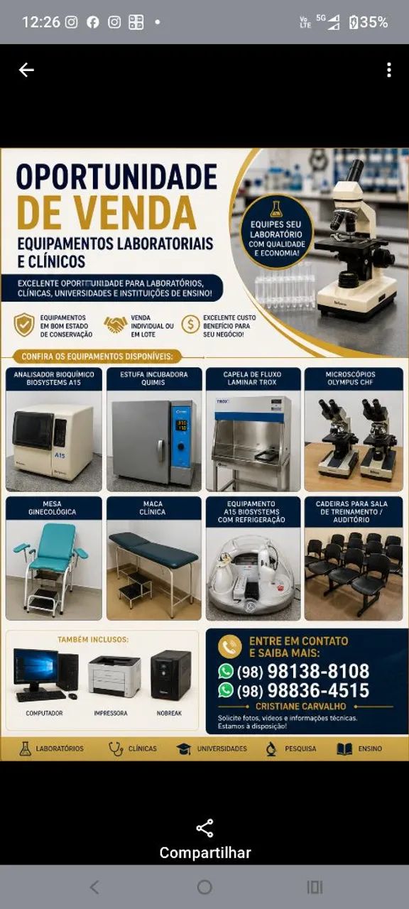 Equipamentos de Laboratório de Analises Clínicas  - Foto 2
