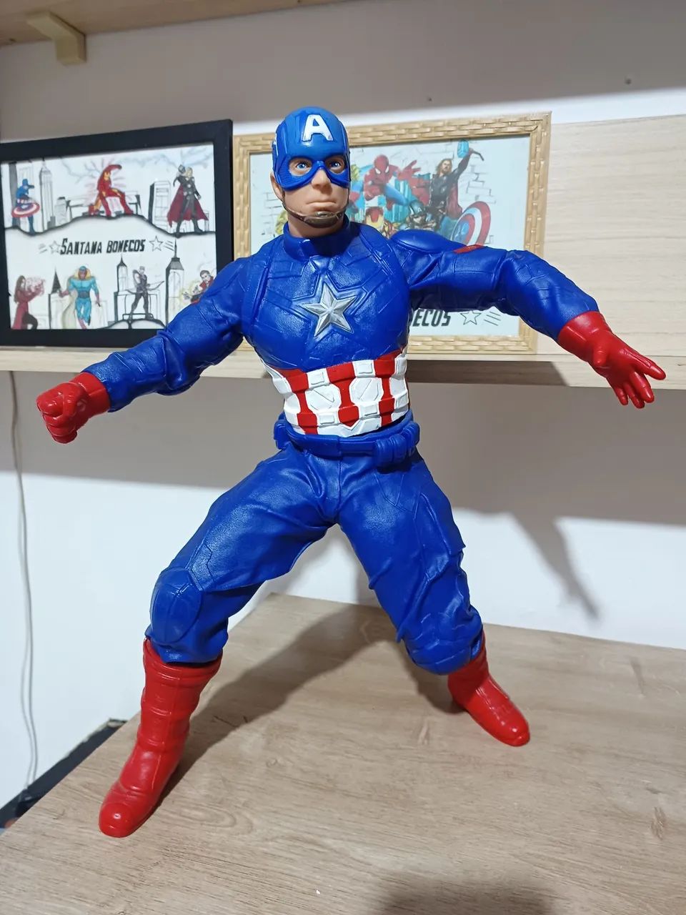 Capitao america 45cm original marca Mimo  - Foto 5