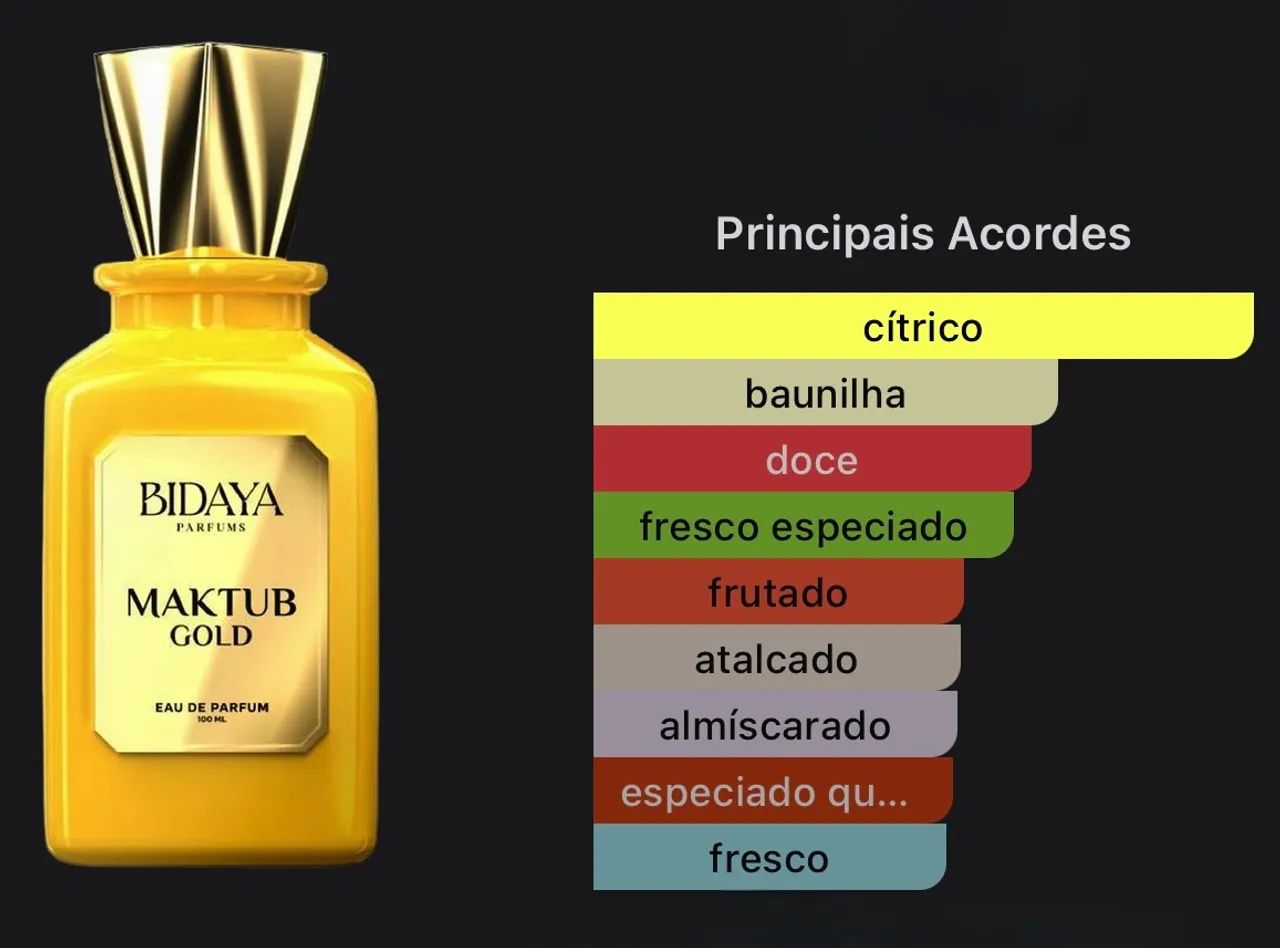 Perfume Árabe: Maktub Gold - Bidaya (LACRADO) - Foto 2