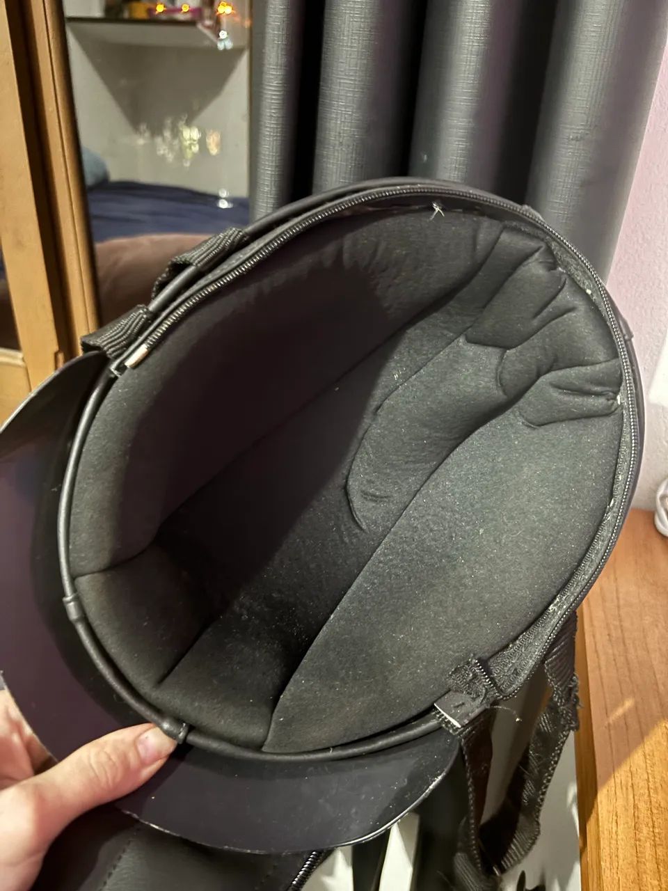 Capacete TUI com protetor pescoço - Foto 4