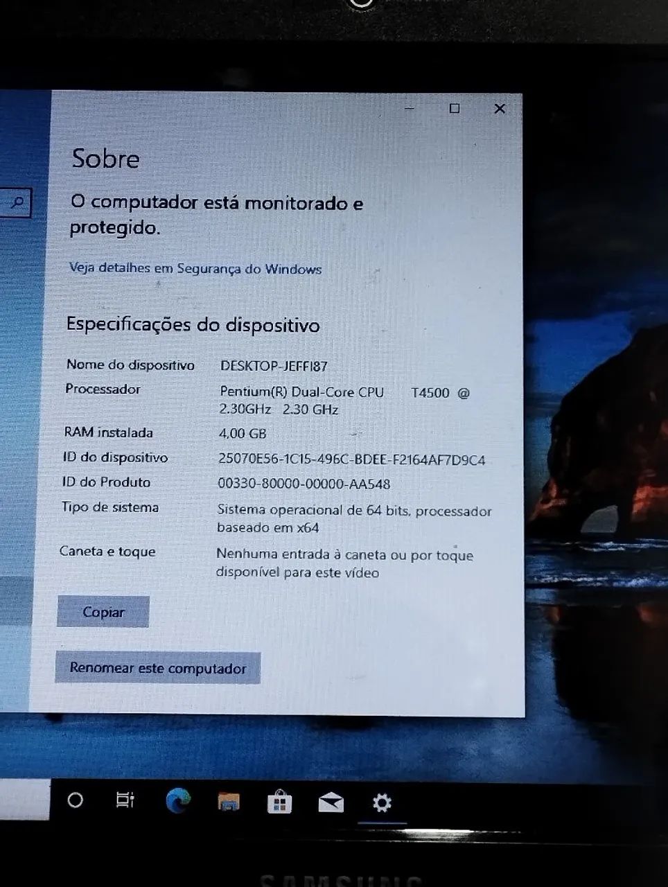 Notebook Samsung pente dual core 4 GB 120 - Foto 3