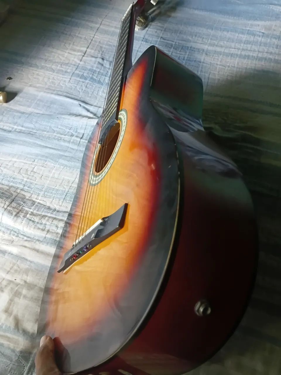 Violão Vogga Clássico Nylon Sunburst com Entrada para Som - Foto 4