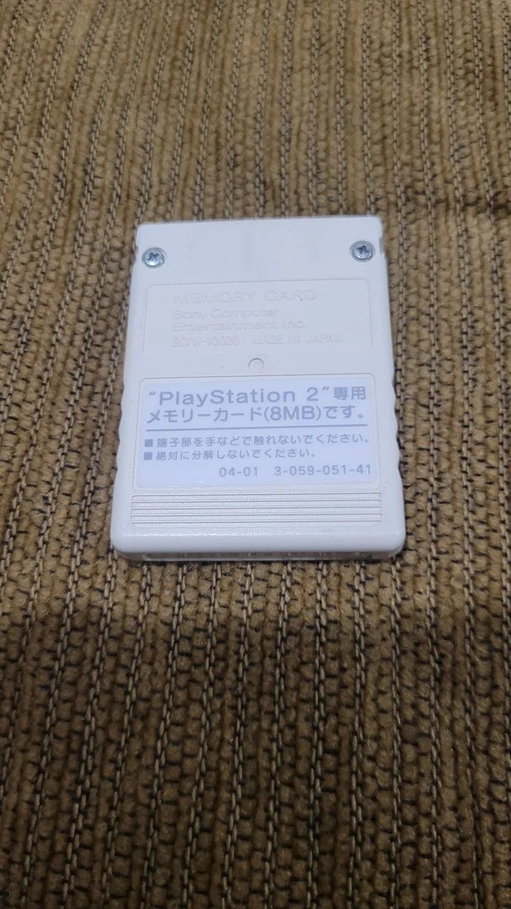 Memory card branco PS2 original - Foto 2
