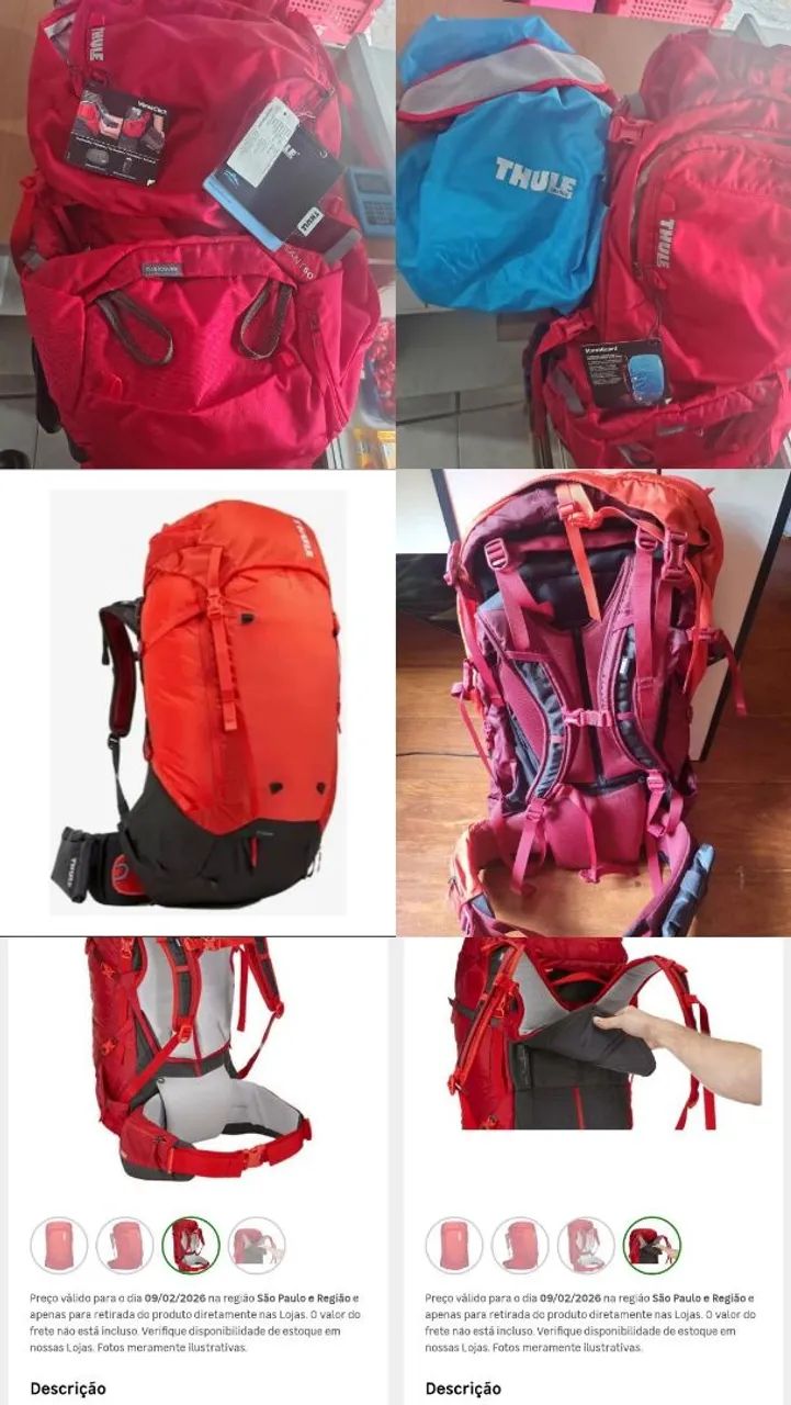 Mochila para  Trilha Thule Versant 