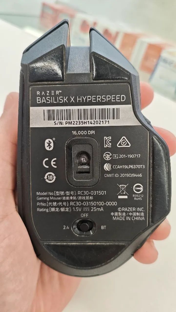 Mouse razer basilisk Hyperspeed 