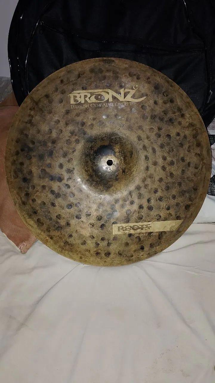 Crash bronze roots 18 polegadas  - Foto 5