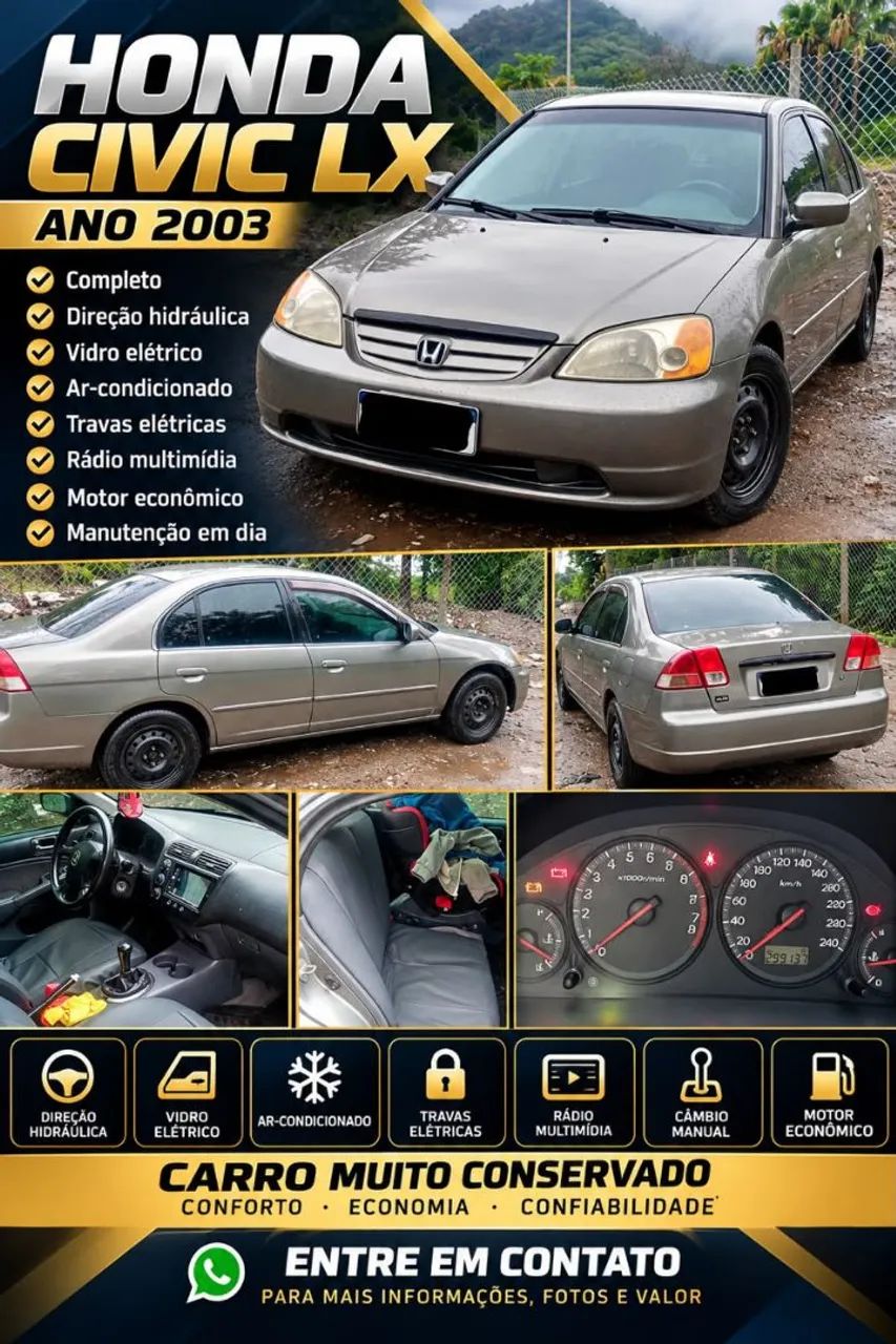 Honda Civic LX 1.7 MT 2003
