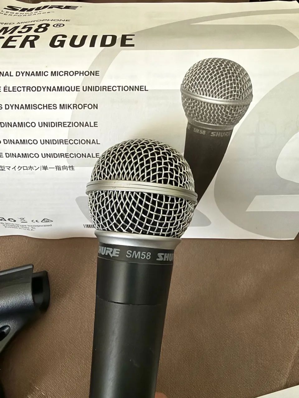 Microfone Shure SM58 - Caixa e acessórios - Foto 3