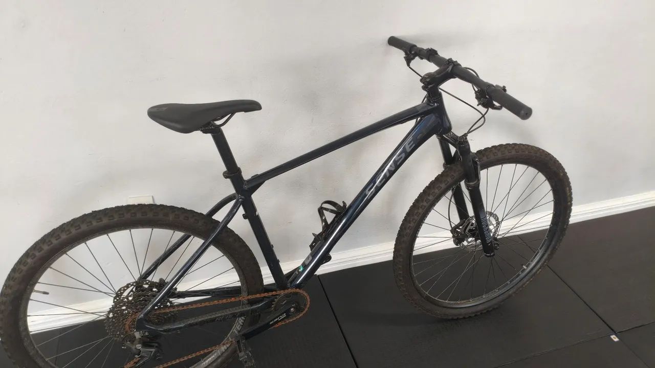 Sense Mountain Bike Impact React Comp V2 - Azul Meia-Noite - Foto 5