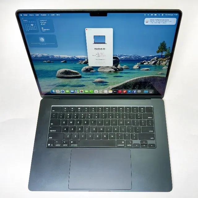 MacBook Air 15" M4, bateria 99%