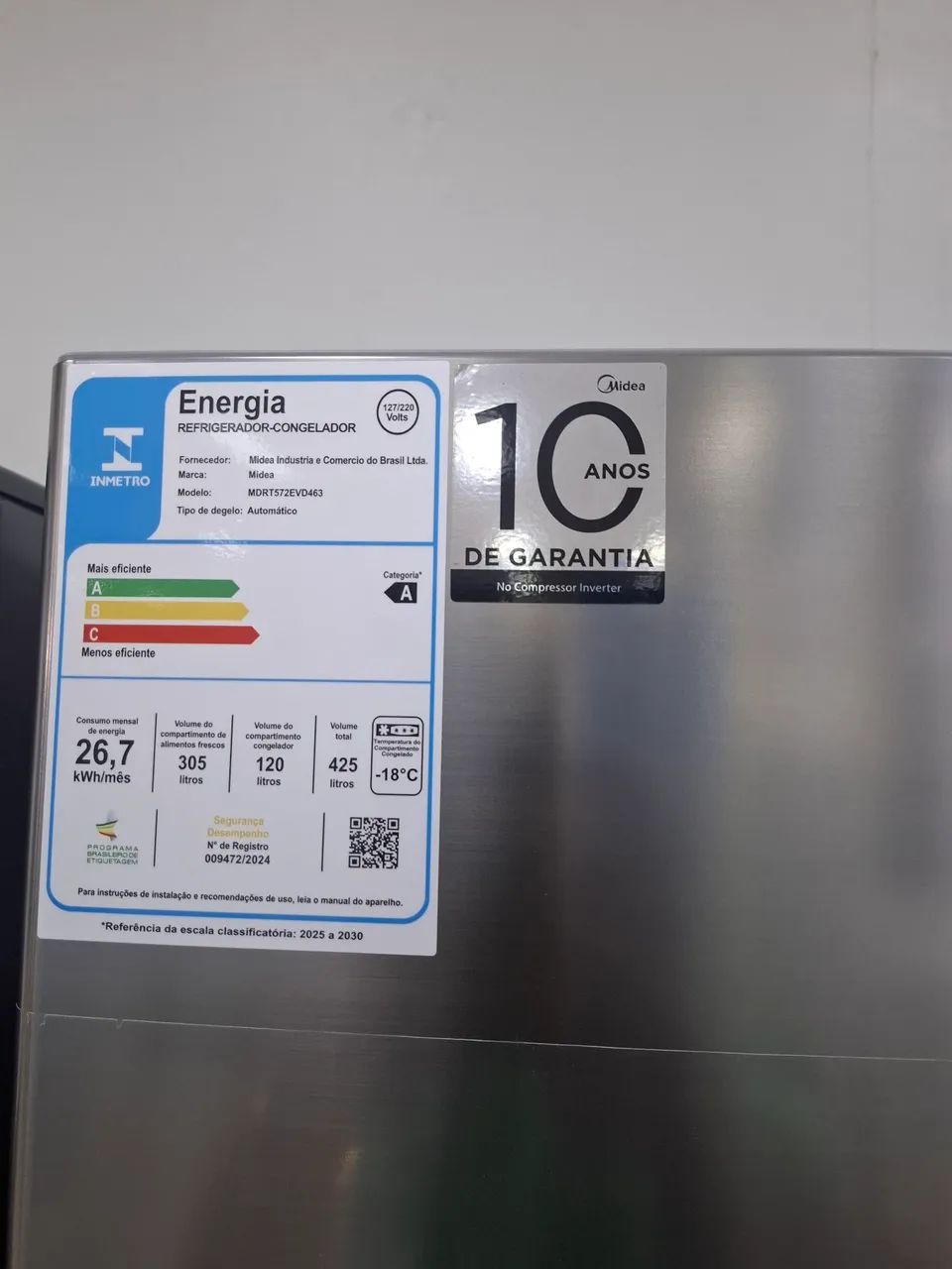 Geladeira nova na caixa com 10 anos de garantia - Foto 3