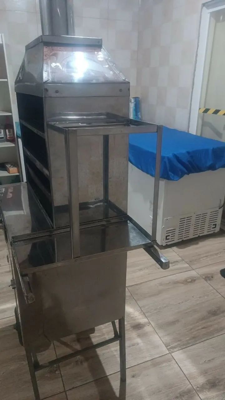 Carrinho de Churrasco aço inox  - Foto 3