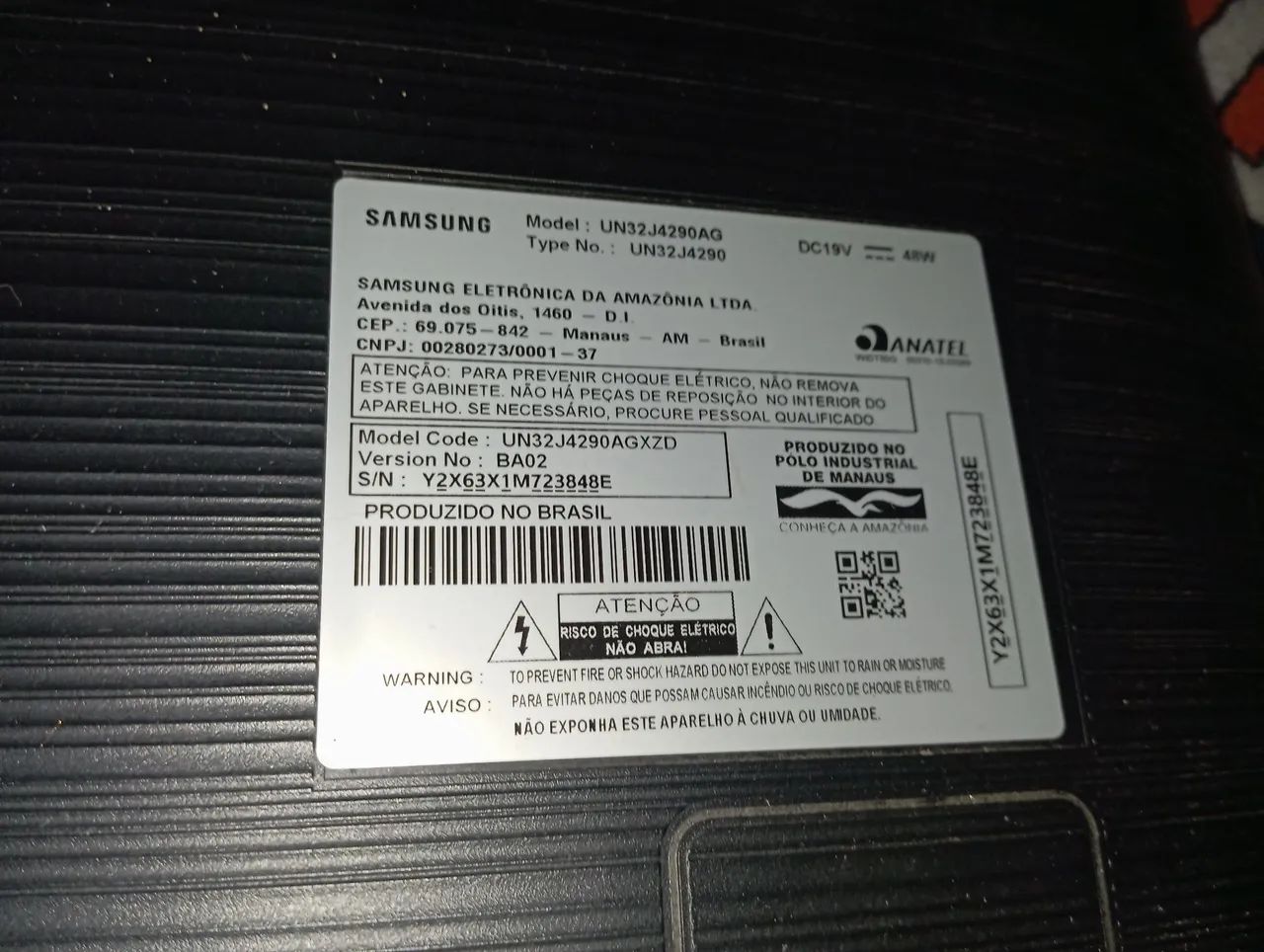 Smart TV Samsung 32 para arrumar ou retirada de peças  - Foto 3