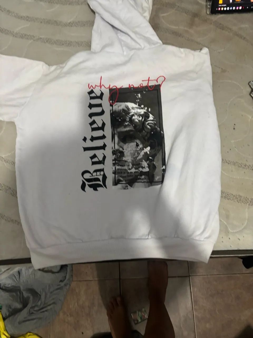 Moletom branco BELIVE - Foto 4