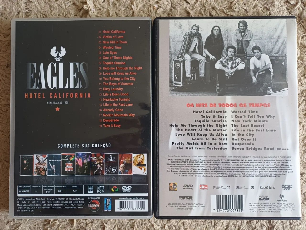 EAGLES pacote com 2 DVD seminovos - Foto 3