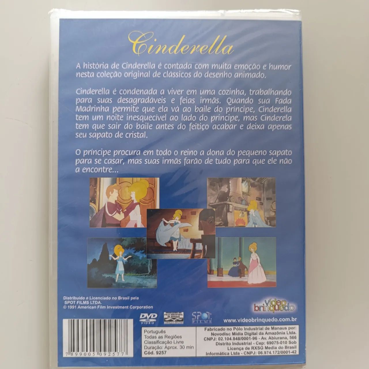DVD Cinderela Original Lacrado Vintage Clássico  - Foto 2