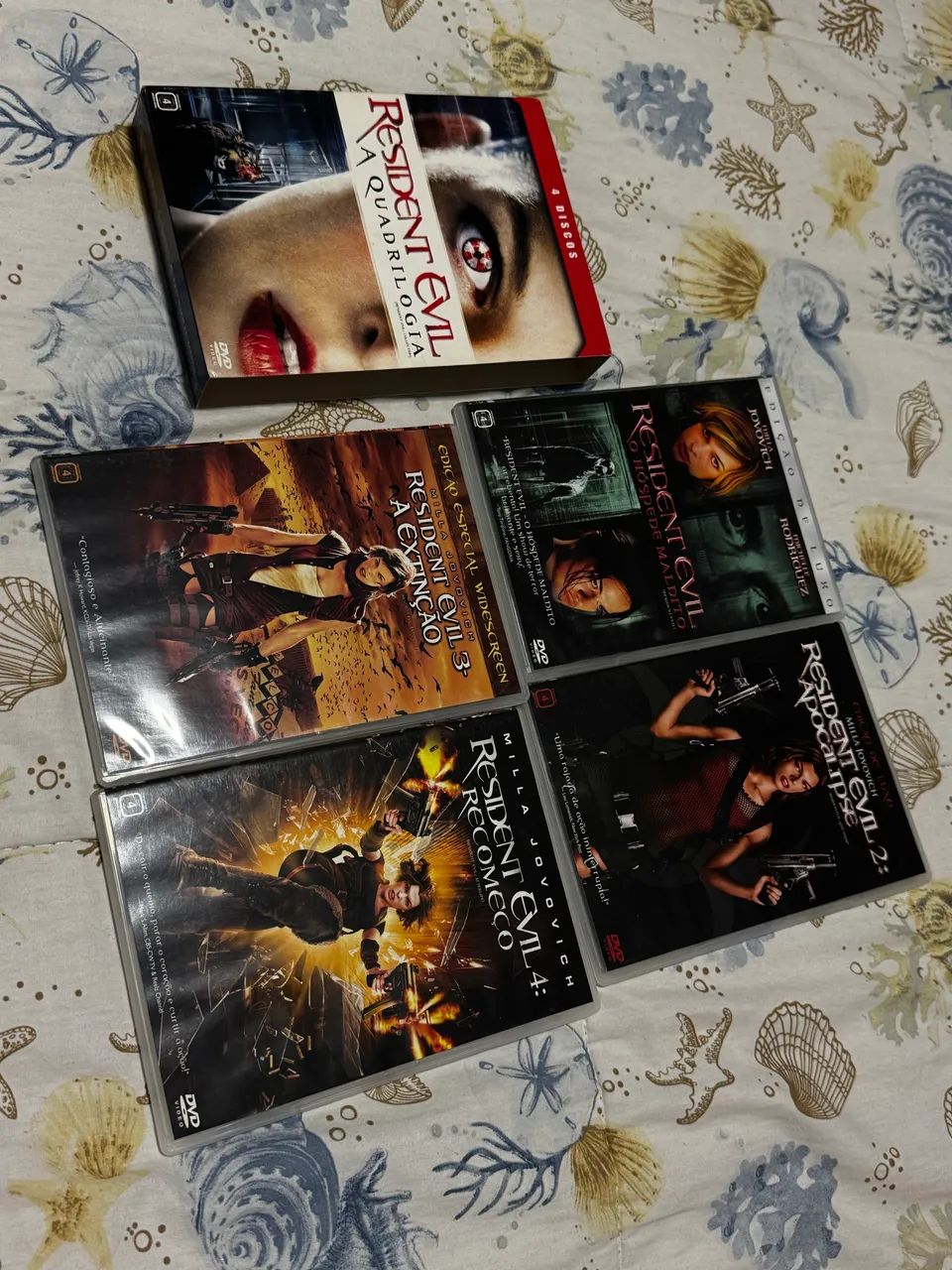 Box DVD residente evil (1-4)