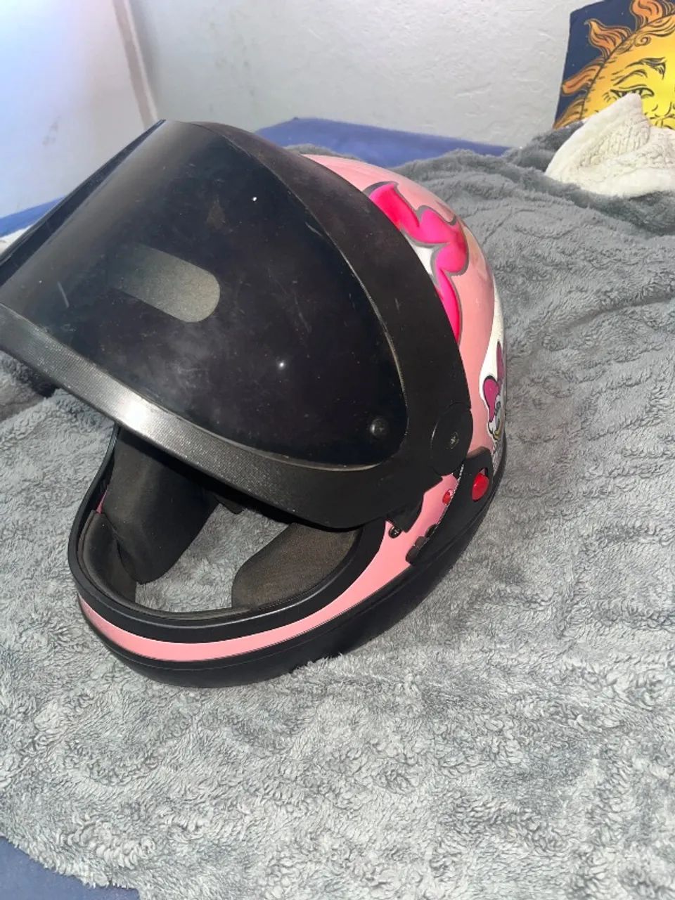Capacete samarino rosa - Foto 3