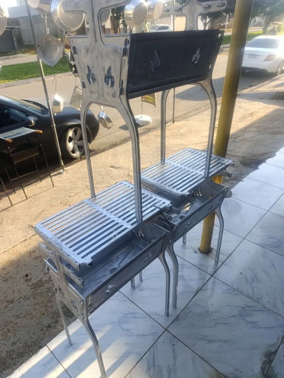 Churrasqueira de alumínio