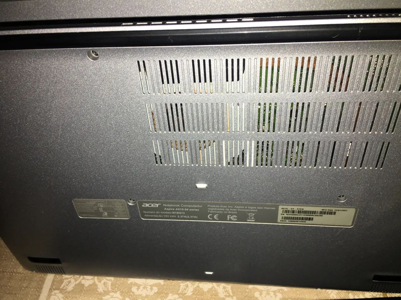 Notebook Acer aspire 5 10°Geracao 240gb 8gb Ram - Foto 2