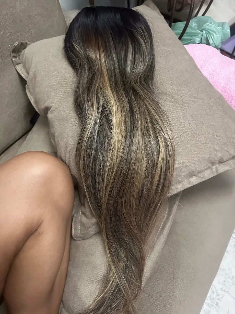 Mega hair loiro 70cm - Foto 3
