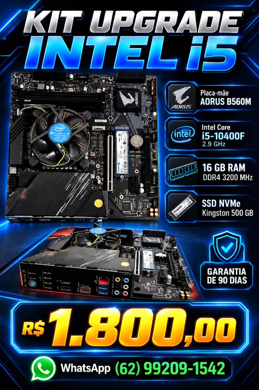 Kit i5 + 16GB de RAM