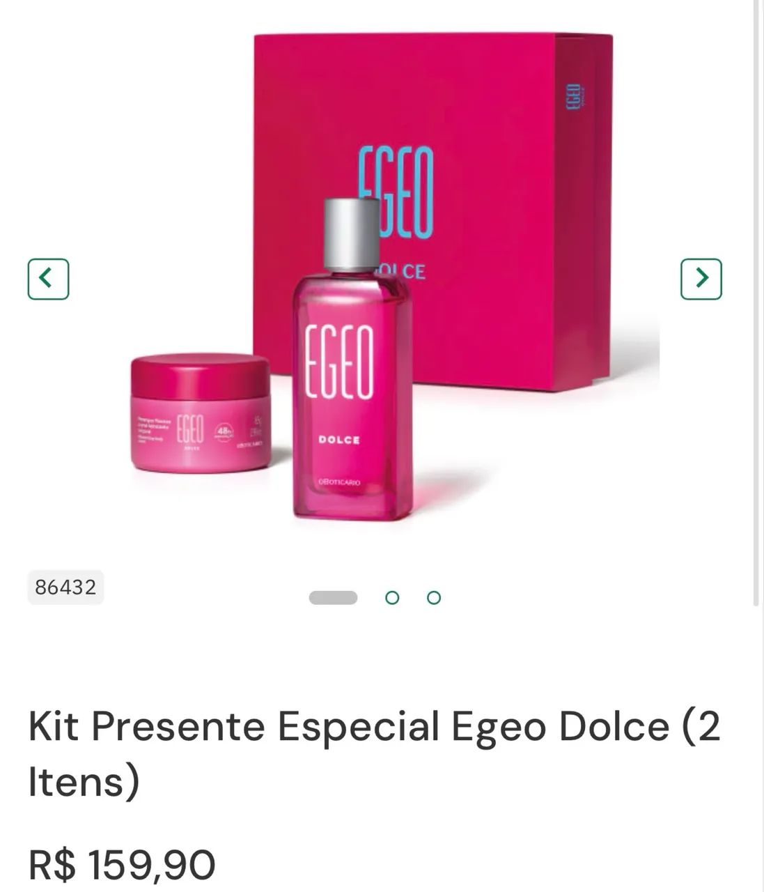 Kit presente Egeo O Boticário - Foto 2