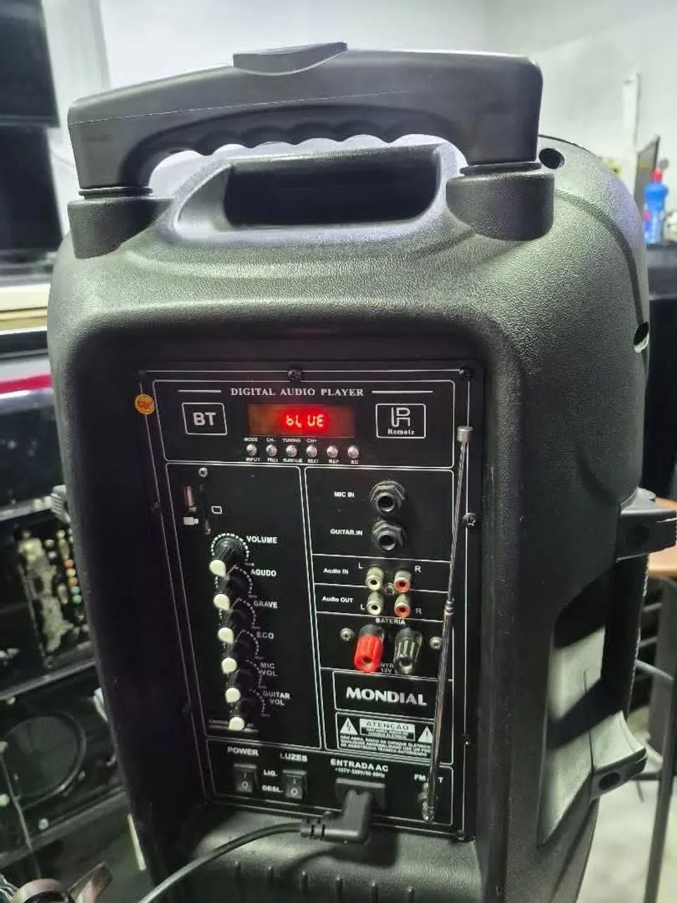 Caixa de Som Amplificada via Bluetooth Mondial - Foto 5