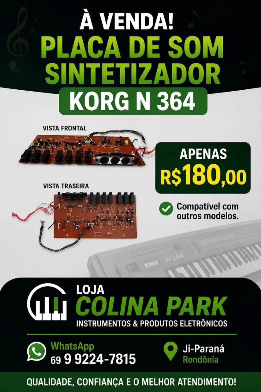 Placa de Som Korg