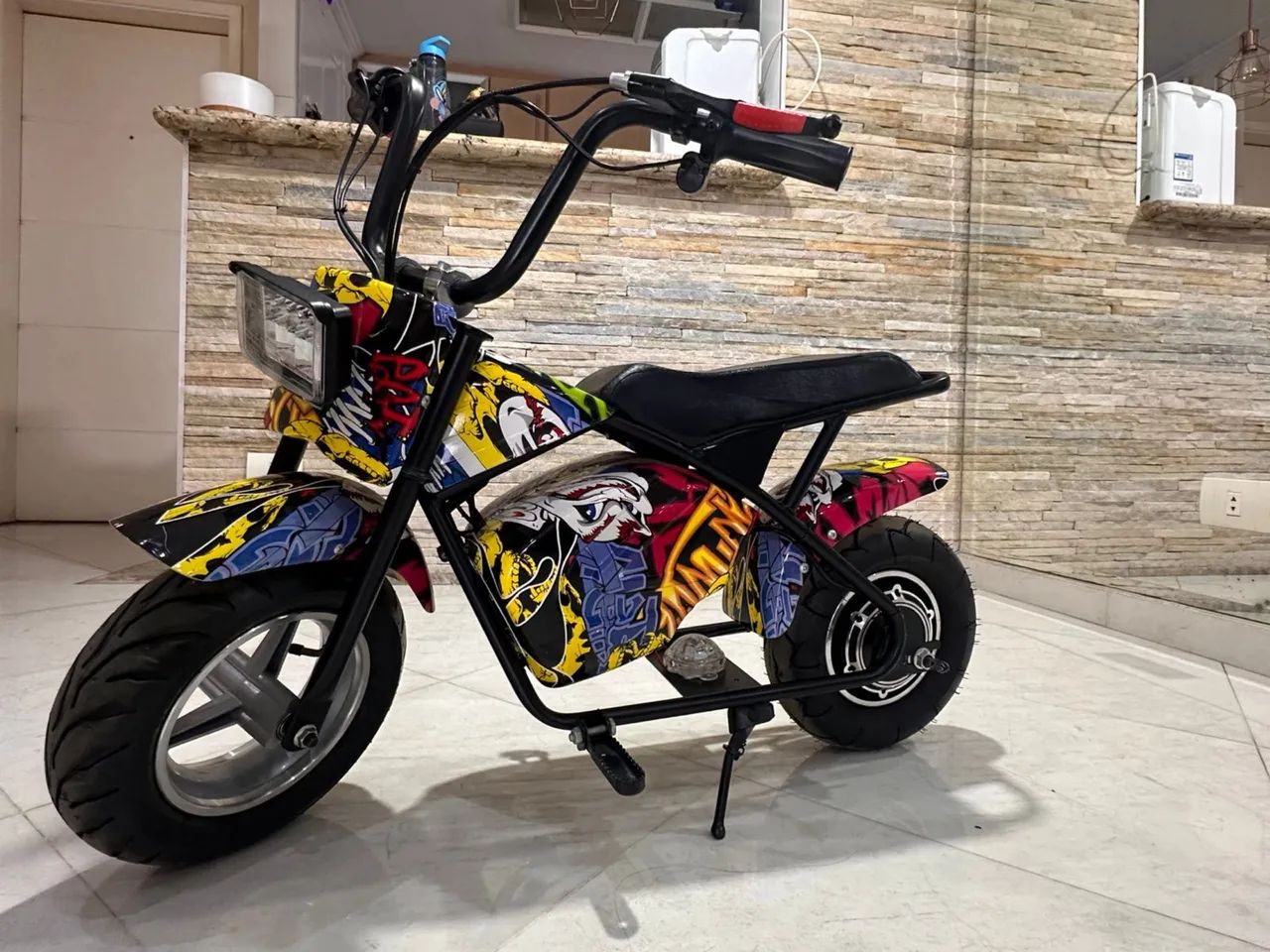 Minimoto Elétrica Semi-Nova - Estilo Único e Pouco Uso! - Foto 2