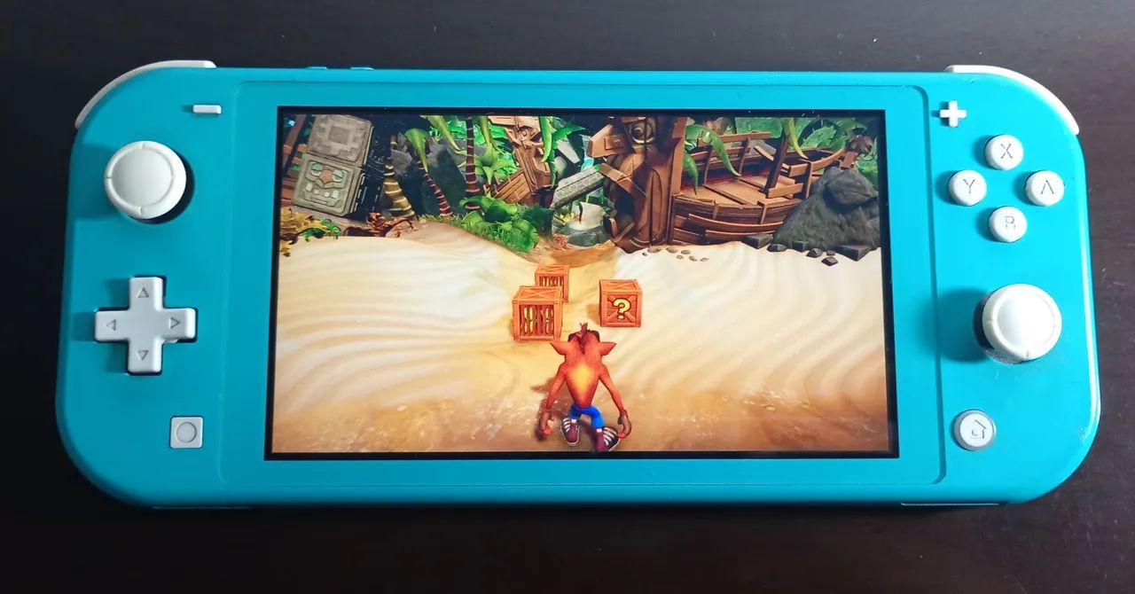 Nintendo Switch Lite Azul Desbloqueado com Jogos - Consoles de