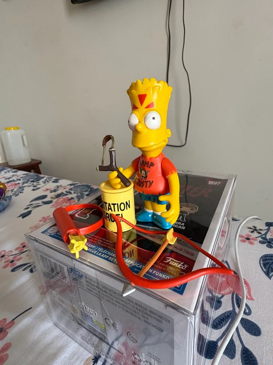 Action figure Simpsons, playmates, Bart Krusty Camp, original e completo  - Foto 3