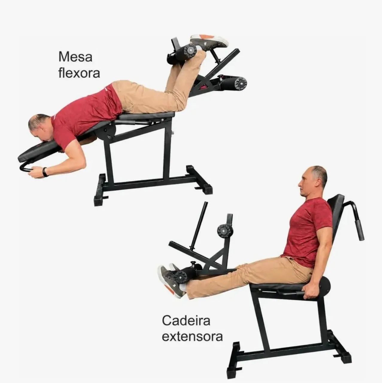 Cadeira mesa flexora e extensora  - Foto 3
