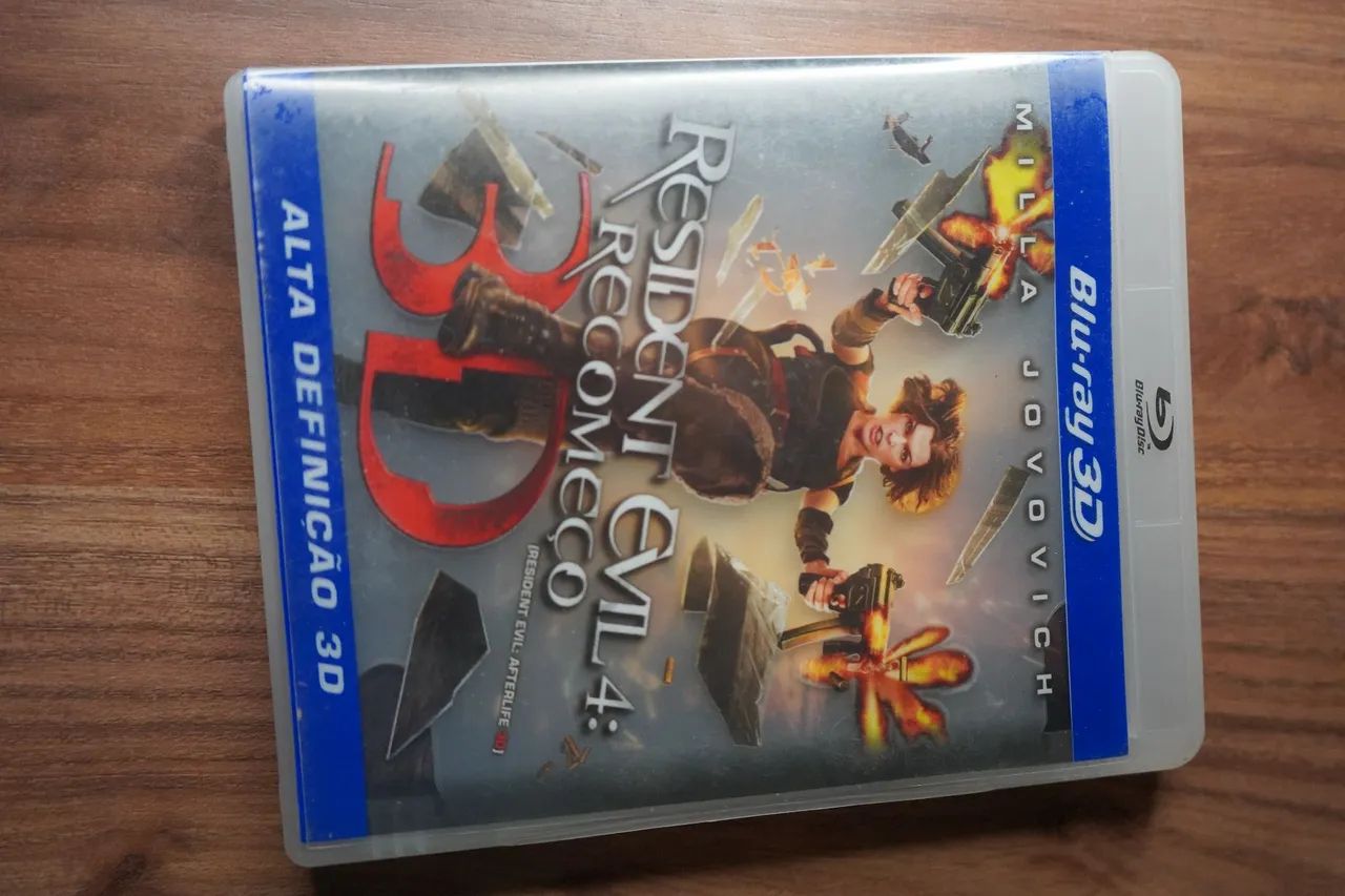 DVD Blu-ray Original Resident Evil 4: Recomeço 3D