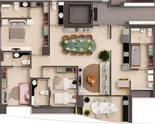 PLANTA 121m²
